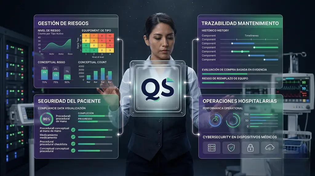 Modelos de acreditación internacionales: dashboard integrado de seguridad del paciente, gestión de riesgos, trazabilidad de mantenimiento y ciberseguridad en hospital