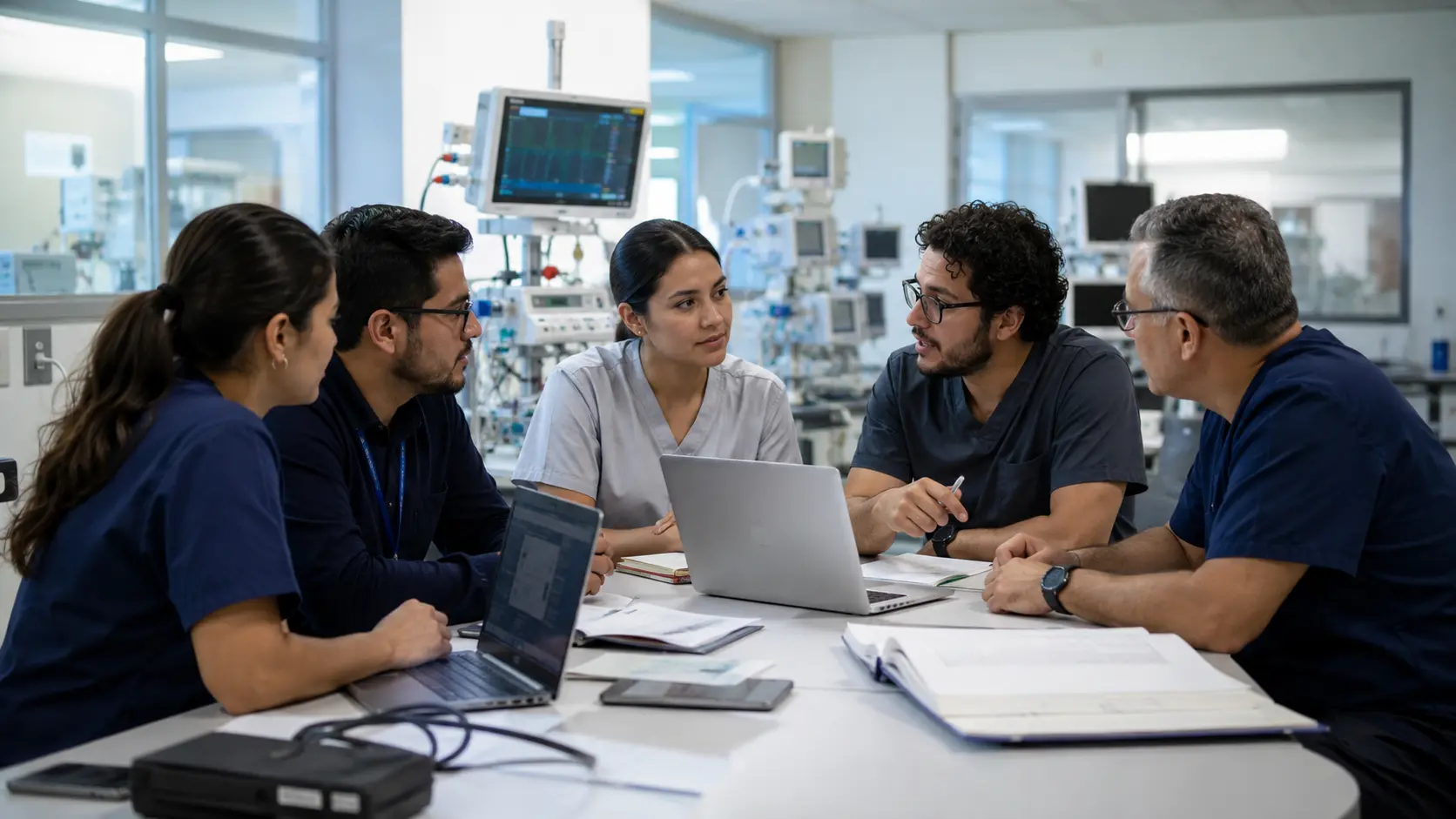 Equipo de ingeniería clínica analiza información y comparte experiencias para fortalecer la gestión de tecnología hospitalaria en Latinoamérica.