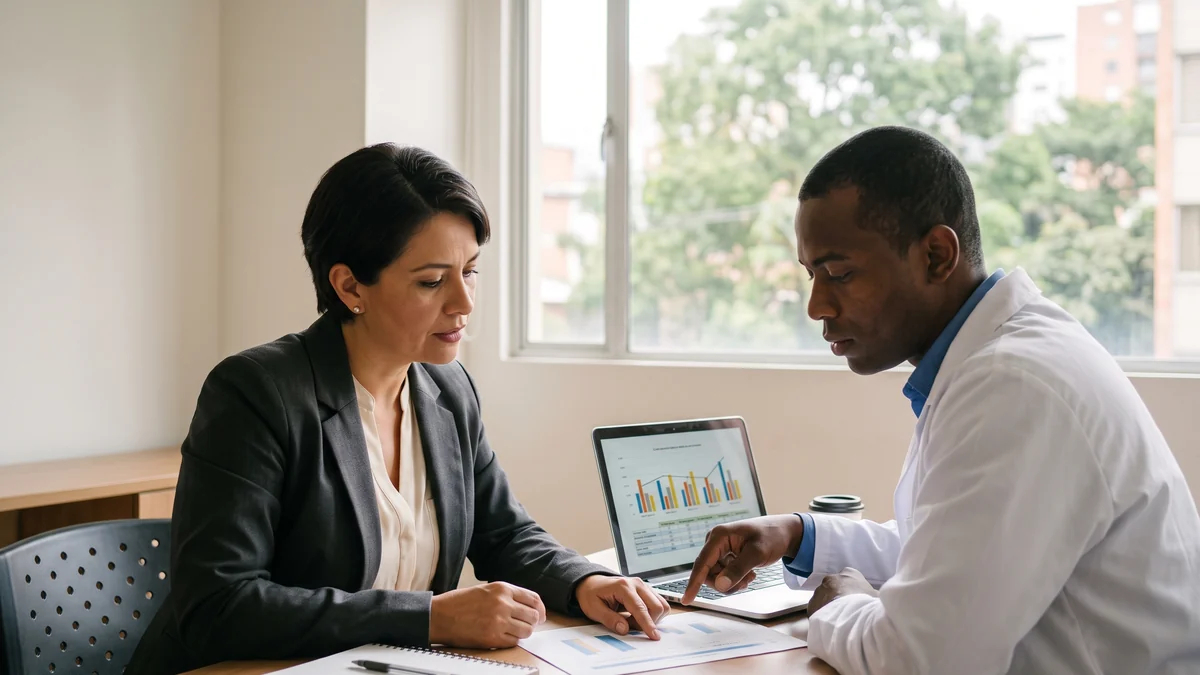 Gerencia y direccion medica planificando CAPEX y renovacion tecnologica con datos de QS